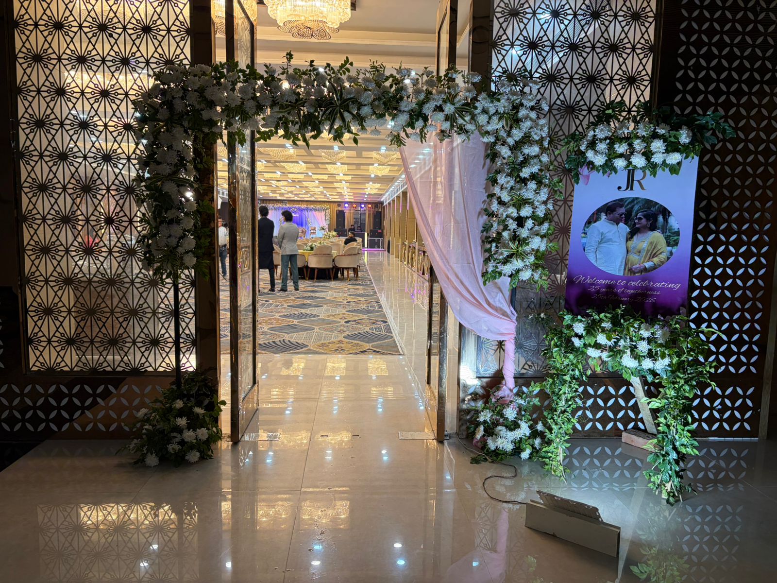 Delhi wedding decoration, haldi mehndi decor, shaadi aura setup